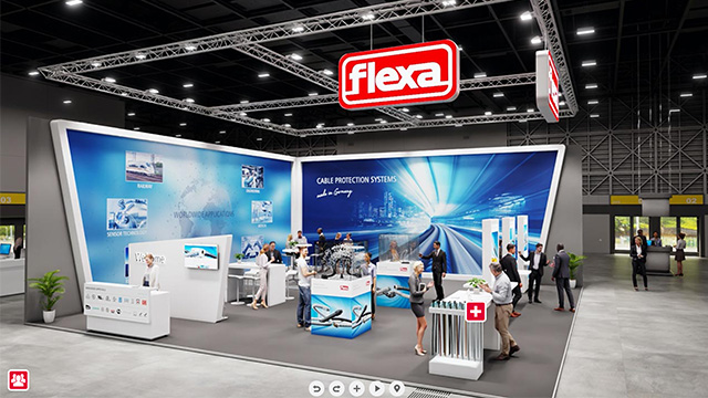 virtueller messestand - flexa