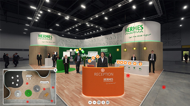 virtueller messestand - hermes pharma