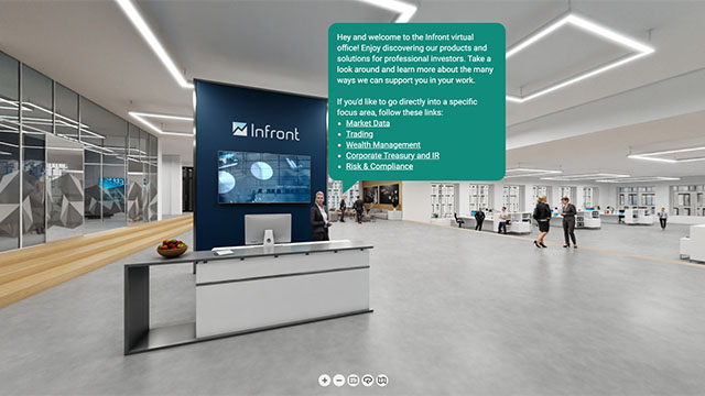 virtueller showroom - infront